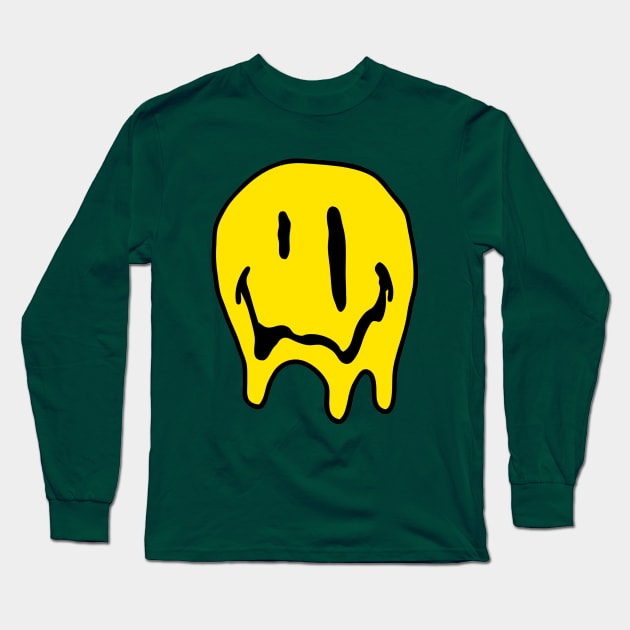 Smiley Long Sleeve T-Shirt by nickcocozza